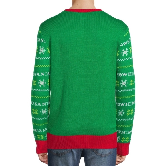 ELF "Santa! I Know Him!" Sweater - NEW Christmas ugly Sweater funny santa - Picture 13 of 16